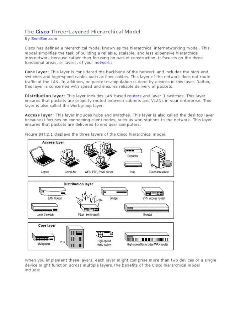 Cisco Layer 3 Switch Overview | PDF | Network Switch | Computer Network