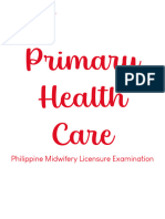 Primary Health Care: Philippine Midwifery Licensure Examination