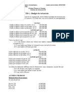 Pr. Bennouna FB TD 1 Budget de Trésorerie (Sans TVA)