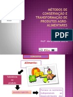 Métodos de Conservação e Controlo