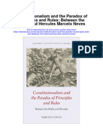 Download Constitutionalism And The Paradox Of Principles And Rules Between The Hydra And Hercules Marcelo Neves full chapter