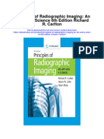 Principles of Radiographic Imaging An Art and A Science 6Th Edition Richard R Carlton All Chapter