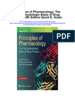 Download Principles Of Pharmacology The Pathophysiologic Basis Of Drug Therapy 4Th Edition David E Golan all chapter