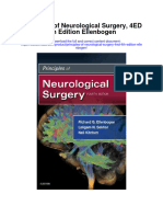 Principles of Neurological Surgery 4ed 4Th Edition Ellenbogen All Chapter