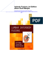 Download Lumbar Interbody Fusions 1St Edition Edition Sunil Manjila full chapter