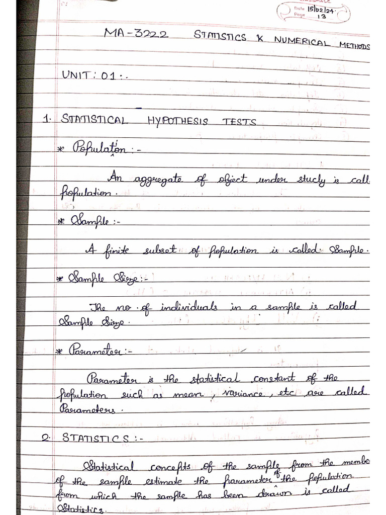 Maths Lesson 1 | PDF