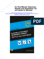 Download Blackwells Five Minute Veterinary Consult Reptile And Amphibian 1St Edition Javier G Nevarez full chapter