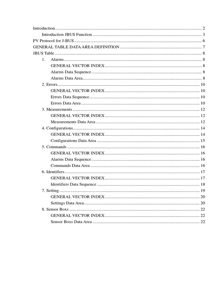 Helios Inverter J-BUS Protocol Guide | PDF | Computer Science ...