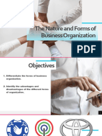 The Nature and Forms of Business Organization