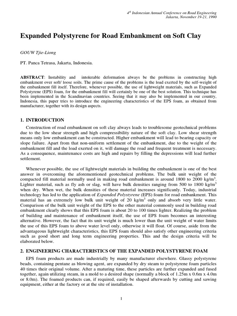 Young's Modulus of Expanded Polystyrene | PDF | Deformation ...