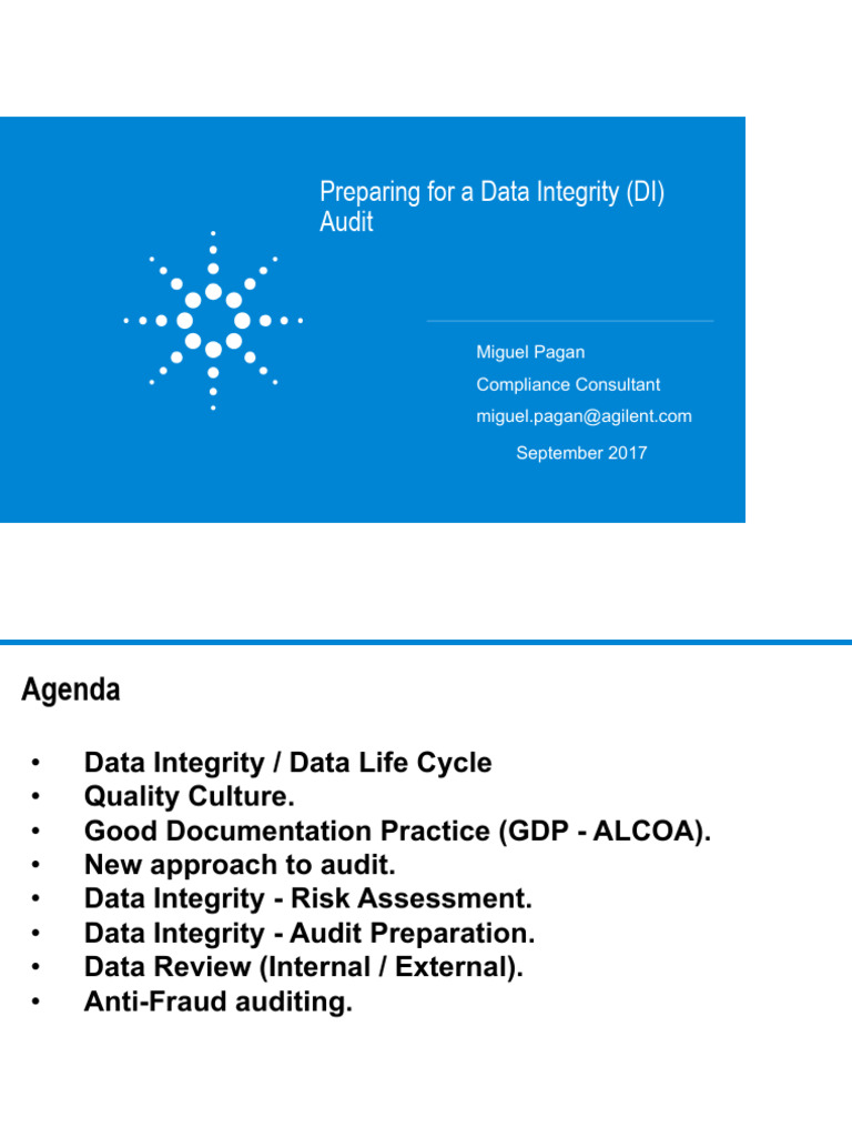 Data Integrity in Your Laboratory | PDF | Audit | Password