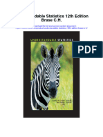 Understandable Statistics 12Th Edition Brase C H All Chapter