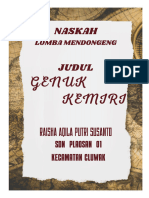 Genuk Kemiri - SDN Plaosan 01 Kec - Cluwak