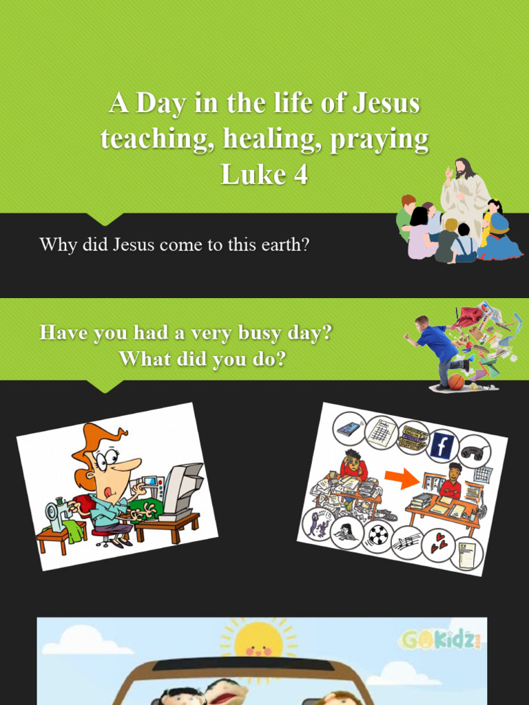 A Day in the Life of Jesus | PDF | Jesus | Gospel Of Mark
