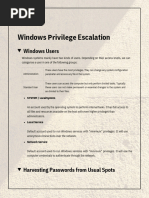 Windows Privilege Escalation