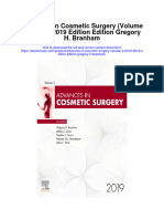Download Advances In Cosmetic Surgery Volume 2 2019 2019 Edition Edition Gregory H Branham full chapter