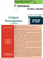 2a SERIE LINGUA PORTUGUESA SEMANA 5 PDF