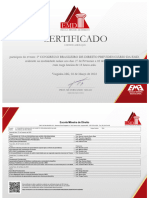 Certificado - 2 CONGRESSO BRASILEIRO DE DIREITO PREVIDENCIRIO DA EMD
