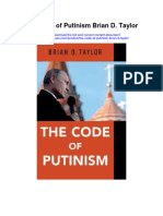 Download The Code Of Putinism Brian D Taylor full chapter