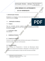 ENG-ETS-ON-D005 01 00 - Condições Mínimas de Lastreamento Da Via Permanente