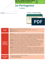 3a SERIE LINGUA PORTUGUESA. SEMANA 7 PDF