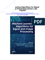 Machine Learning Algorithms For Signal and Image Processing Suman Lata Tripathi Full Chapter