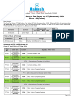 Final & Archive Test Series - JEE (Advanced) 2024 - Phase-III