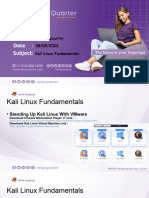 Kali Linux Fundamentals