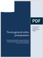 Teoría General Presupuesto Empresarial