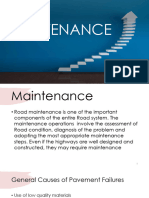 Maintenance