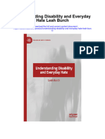 Understanding Disability and Everyday Hate Leah Burch All Chapter