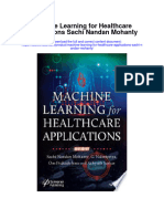 Machine Learning For Healthcare Applications Sachi Nandan Mohanty Full Chapter