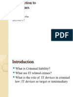 Introduction to ICT Crimes