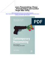 Download Contemporary Peacemaking Peace Processes Peacebuilding And Conflict Roger Mac Ginty full chapter