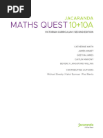 2022 Jacaranda 10 10a Maths Quest 2