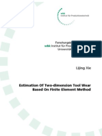 Estimation of Two-Dimension Tool WearBased on Finite Element Method