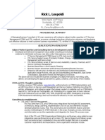 Rick L. Leopoldi: 9010 North 104 Place Scottsdale, AZ 85258 480-361-7788 RL - Consulting@itsm - Info