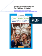 Contemporary World History 7Th Edition William J Duiker Full Chapter