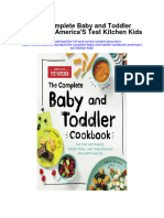 The Complete Baby and Toddler Cookbook Americas Test Kitchen Kids Full Chapter