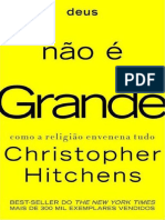Deus Não É Grande Christopher Hitchens