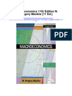 Macroeconomics 11Th Edition N Gregory Mankiw 11 Ed Full Chapter