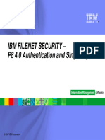 IBM FileNet Security P8 Authentication and Single Sign-On