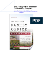 Download The Complete Family Office Handbook 2Nd Edition Kirby Rosplock full chapter
