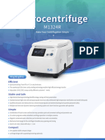 (M1324R Refrigerated Microcentrifuge Brochure) 1.1-宣传彩页-M1324R微量高速冷冻离心机V1.0-EN