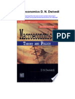 Macroeconomics D N Dwivedi Full Chapter