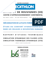 Décathlon Rouvignies - Rapport D'études Thermiques - Indice 0