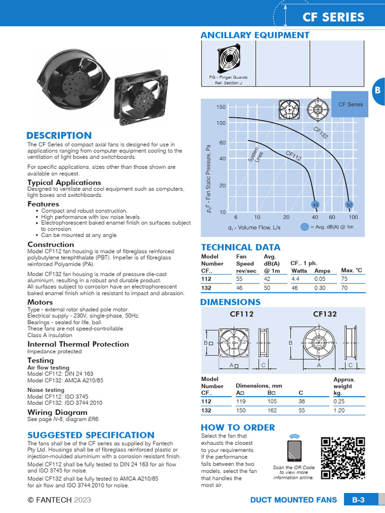Compact Axial Fans for Ventilation | PDF | Corrosion | Equipment