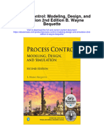 Download Process Control Modeling Design And Simulation 2Nd Edition B Wayne Bequette all chapter