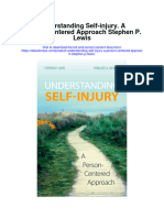 Understanding Self Injury A Person Centered Approach Stephen P Lewis All Chapter