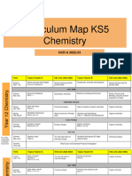 KS5 Chemistry OCR A Curriculum Map 2022
